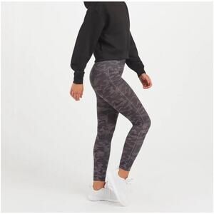 Spanx Gray Camo Seamless Leggings Size S